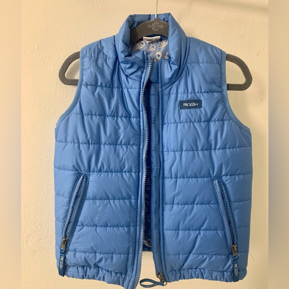 Prodoh Boys Blue Puffer Vest, size 7, NEVER WORN